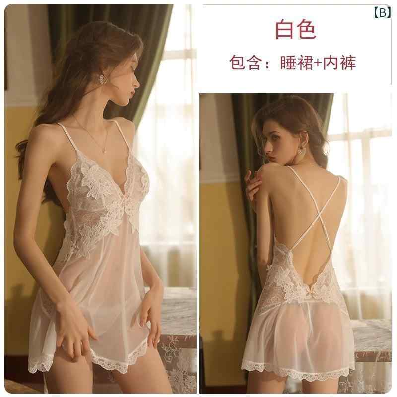 ナイトウェア レディース 春夏秋冬 キャミソール スリップ レース Vネック ポリエステル セクシー ラン..