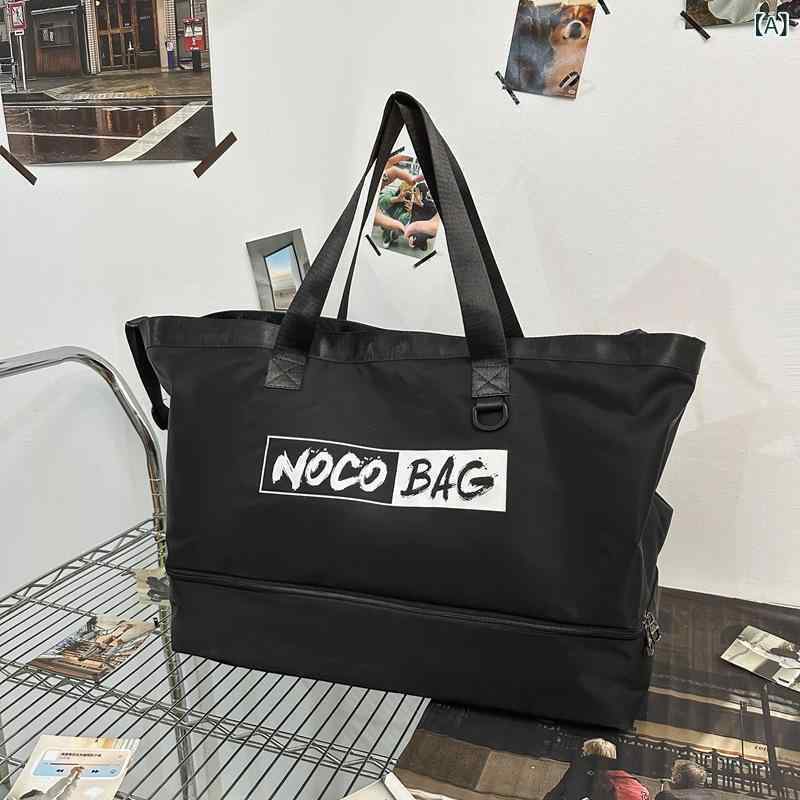 ショルダーバッグ 男性用 大容量 ナイロン製 鞄 ストリートファッション ブラック グリーン オレンジ ..