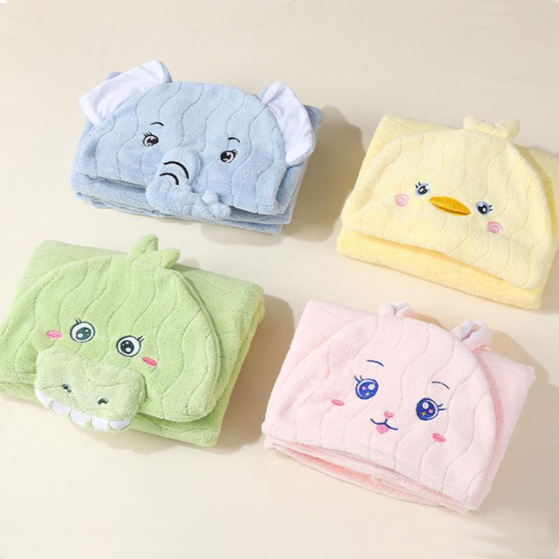 ベビー バスローブ 男の子 女の子 子供用 バスタオル 新生児 吸水速乾 フード付き ケープ 恐竜 ウサギ ..
