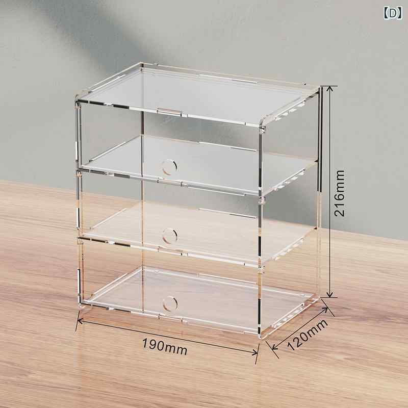 コレクションケース アクリル 透明 模型 ミニカー レゴ ディスプレイケース 防塵 展示 収納 ブラック ..