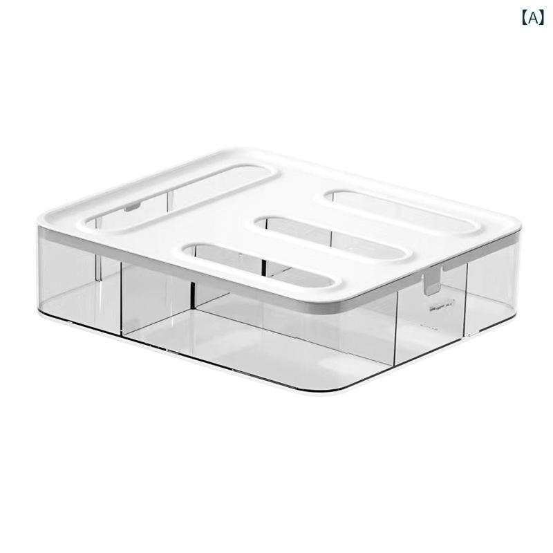 収納ボックス 壁掛け式 キッチン収納ケース ポリ袋ストッカー レジ袋ストッカー