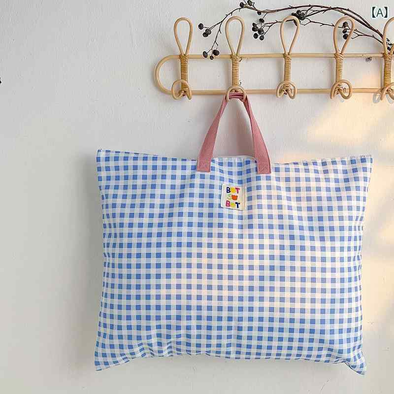 収納袋 キッズ ベビー 子供用 大容量 おむつ替えマット 着替え ガーゼケット タオルケット 衣類 おもち..