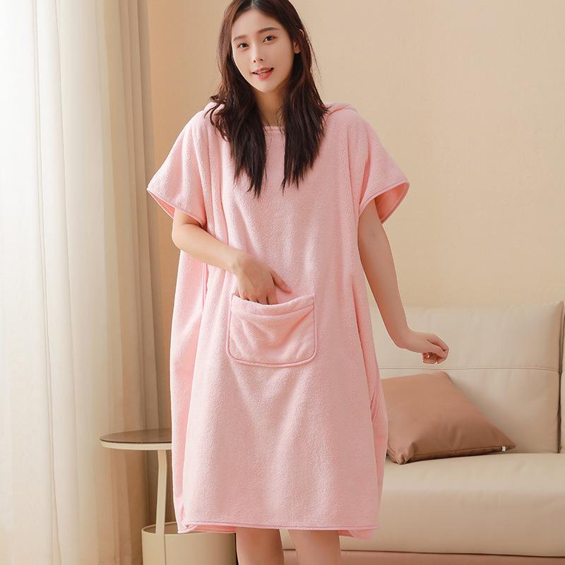 バスローブ 親子 レディース メンズ 子供用 厚手 珊瑚マイヤー織 ポリエステル ふわふわ 湯冷め防止 あ..