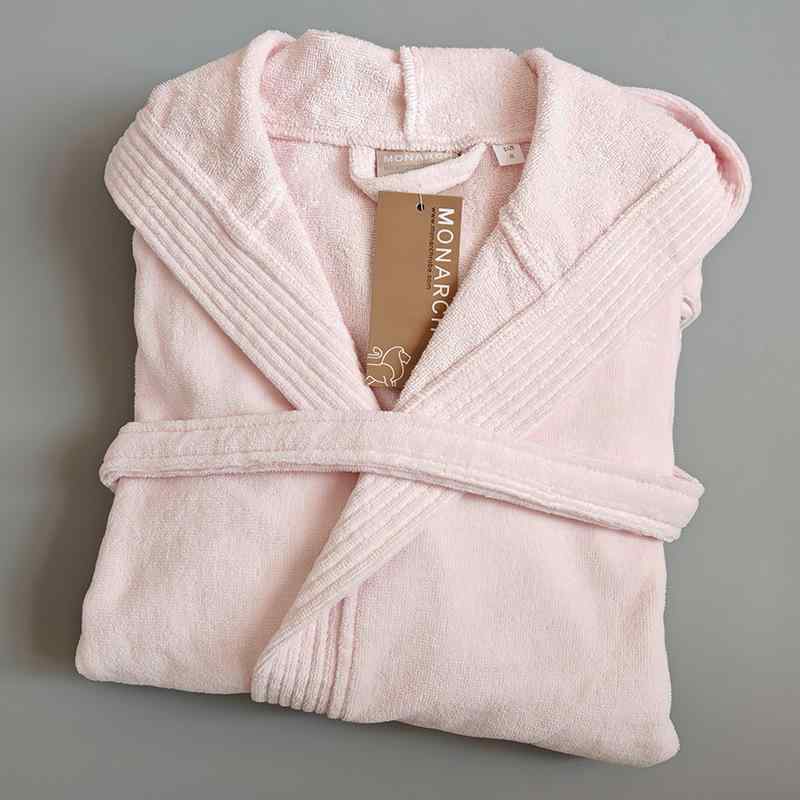 バスローブ 子供用 厚手 純綿 タオル地 フード付き 吸水性 部屋着 パジャマ ピンク色 白色 紺色