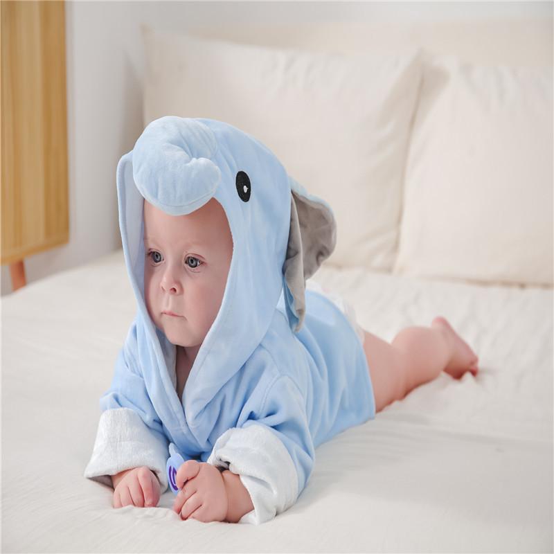 ベビー バスローブ 竹繊維 子供用 フード付き 磨毛 吸湿速乾 湯上りタオル 秋冬 男女兼用 かわいい ア..