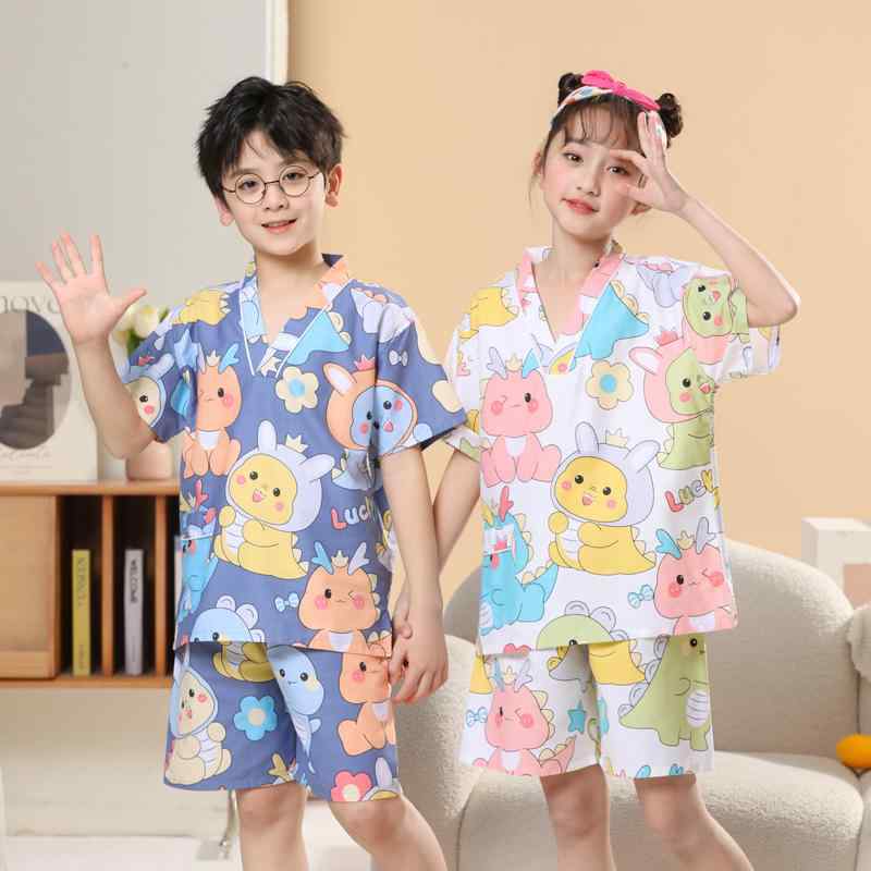 浴衣 子供用 親子 ペアルック 男の子 女の子 ベビー 赤ちゃん 綿 春 萌龍 花柄 かわいい ブルー ホワイ..