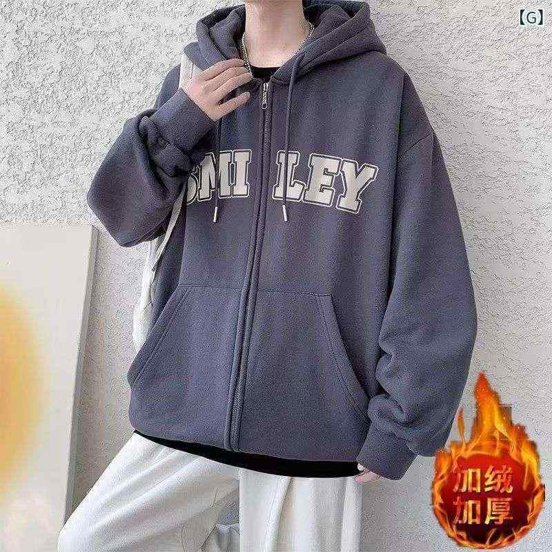 ジャケット メンズ 春秋物 パーカー ブルゾン ジャンパー 