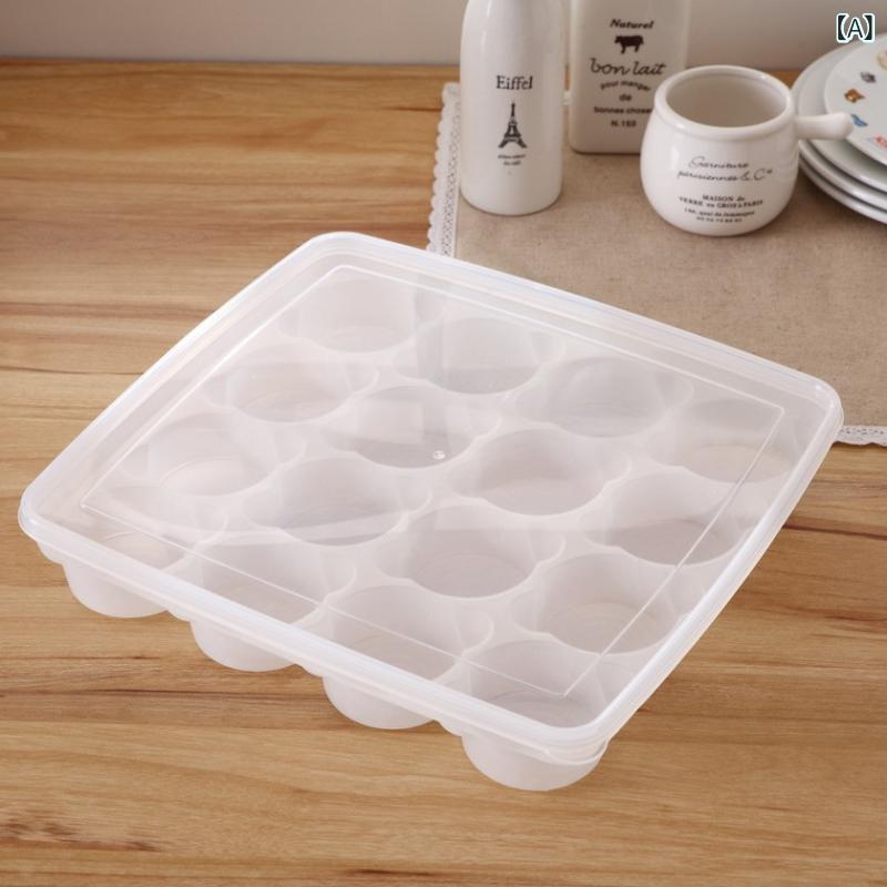 食品収納ケース レディース メンズ 寿司 ケーキ パン 16個 大容量 フタ付き 格子柄 プラスチック製 冷..