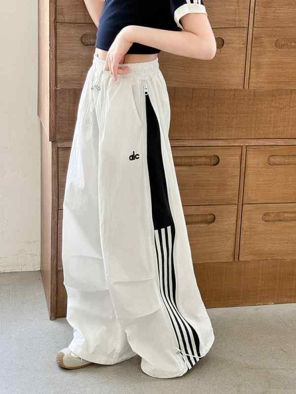 子供用パンツ ガールズ 接触冷感 薄手 ポリエステル イージーパンツ スポーツ ウェア ミドルウエスト 無地 120cm 130cm 140cm 150cm 160cm 170cm