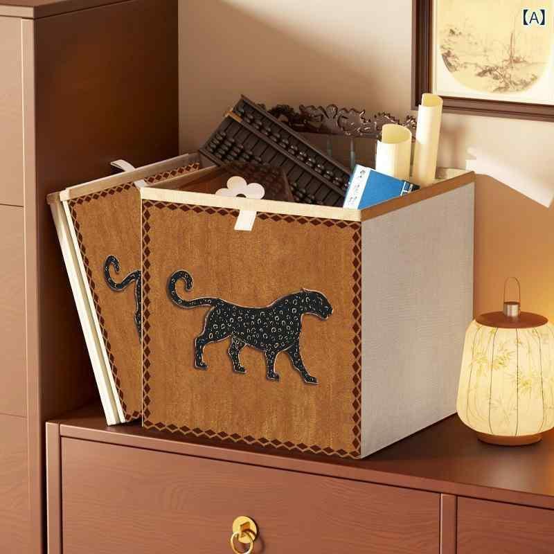 収納ケース 収納ボックス 格子柄 衣類収納 おもちゃ箱 整理ボックス 折りたたみ式