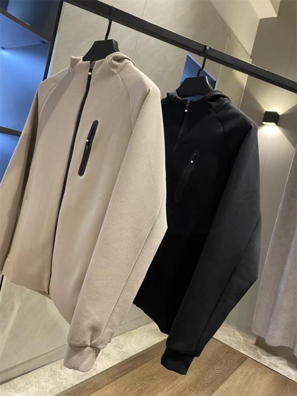 ・スタイル: カジュアル・袖丈: 長袖・ネックライン: スタンドカラー・柄: 無地・カラー: カーキ、ブラック・サイズ: M、L、XL、XXL、XXXL、4XL・素材: スパンデックス、健康コットンローマ・厚さ: 薄手・対象: 成人男性・製品カテゴリ: トレーナー/スウェット・重量: 約180g-250g