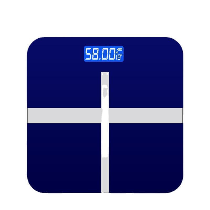 体重計 デジタル ヘルスメーター 家庭用 薄型 おしゃれ 体重秤 正方形 コンパクト 電池式 USB充電 光能 かわいい シンプル ブラック ピンク系