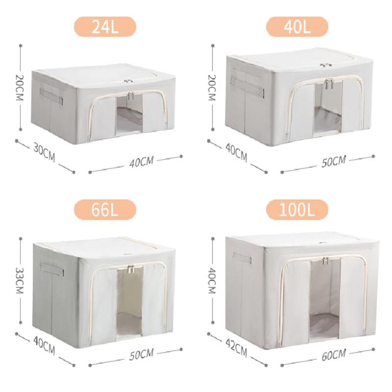 収納ボックス 折りたたみ式 布製 衣類収納ケース オックスフォード生地 ふた付き 大容量 寝室 クローゼット 整理整頓