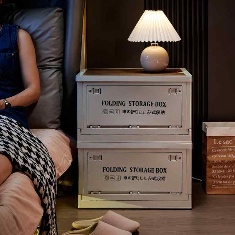 収納ボックス 折りたたみ コンテナ 多機能 収納ケース おしゃれ 大容量 キャンプ 車載 インダストリアルスタイル ふた付き キャスター付き