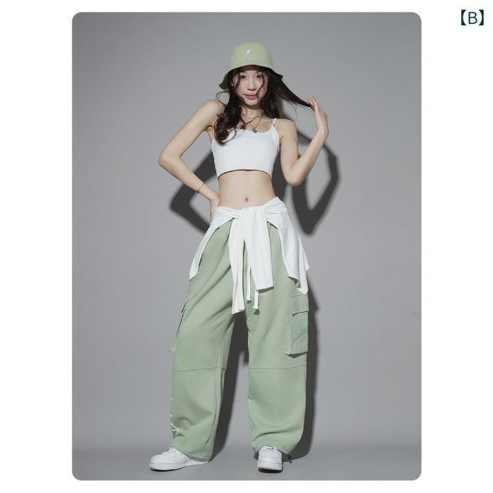 Tシャツ レディース プリント柄 トップス 長袖 ショート丈 へそ出し スリムフィット アシンメトリーネック カットソー ギャル系 ストリート系 ダンス 衣装 ブラック ホワイト ポリエステル スパンデックス