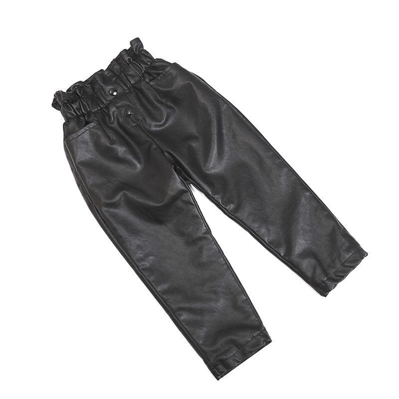 子供服 パンツ 女の子 秋冬 コーデュロイ PUレザー 裏起毛 レギンス 長ズボン 90 100 110 120 130 140cm