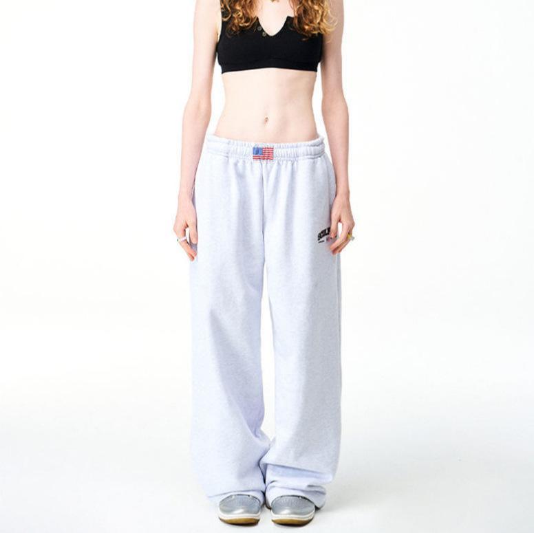 スウェット レディース 裾絞り ジャージ パンツ ストリート カジュアル ゆったり ルーズ 高見え おしゃれ ブラック グレー 春秋