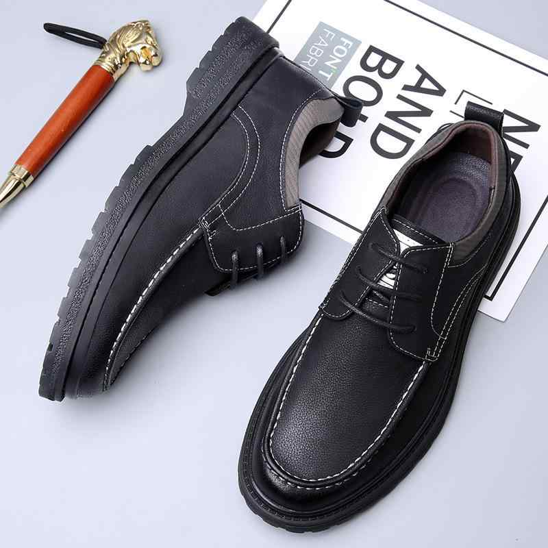 革靴 メンズ 本革 ビジネスシューズ ワークシューズ カジュアルシューズ 男性用 紳士靴 紐靴 ラウンド..