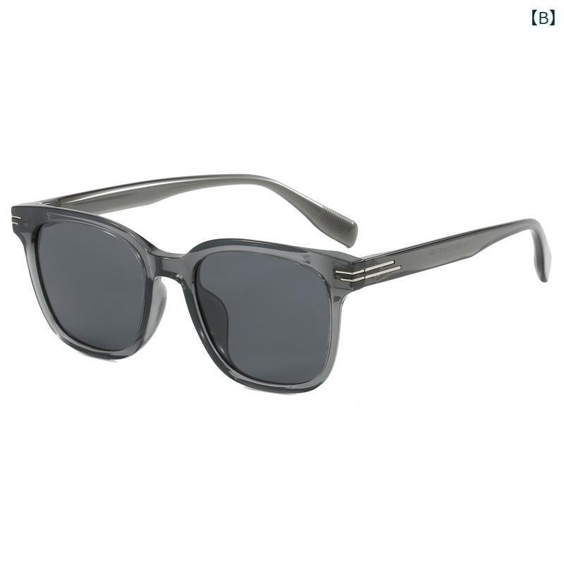 サングラス 男女兼用 偏光レンズ UVカット ファッション 小さめ 黒縁 グレーレンズ 運転 ドライブ 釣り アウトドア スポーツ レジャー