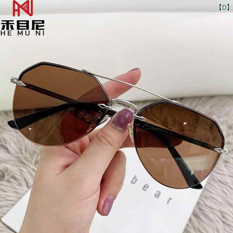 サングラス レディース UVカット 紫外線対策 ファッション ドライブ アウトドア 金色 青色 ブラック 黒色