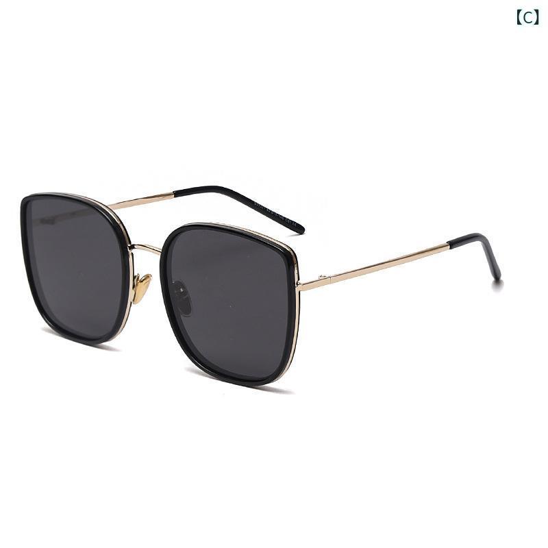 サングラス レディース ファッション UV400カット 偏光レンズ メタルフレーム ピンク系