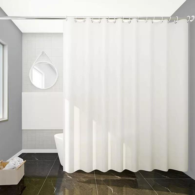 カーテン 防カビ シャワーカーテン バスカーテン 間仕切り 防水 浴室 バスルーム 目隠し 白 ホワイト