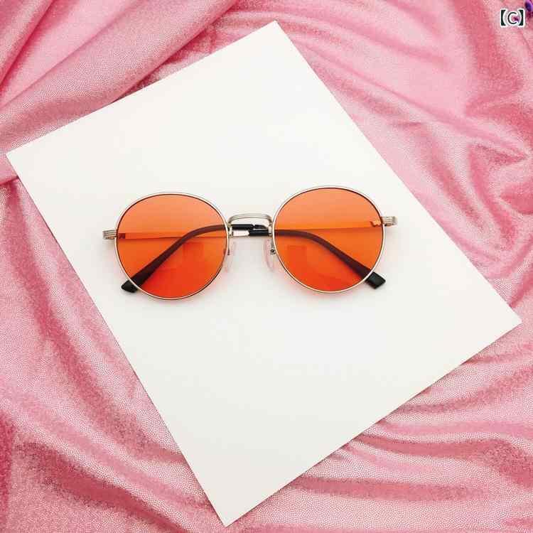 サングラス メンズ レディース メタルフレーム レトロ ラウンド型 UV400 紫外線カット 偏光レンズ 金 銀 ストリート ファッション ドライブ 釣り 旅行 アウトドア
