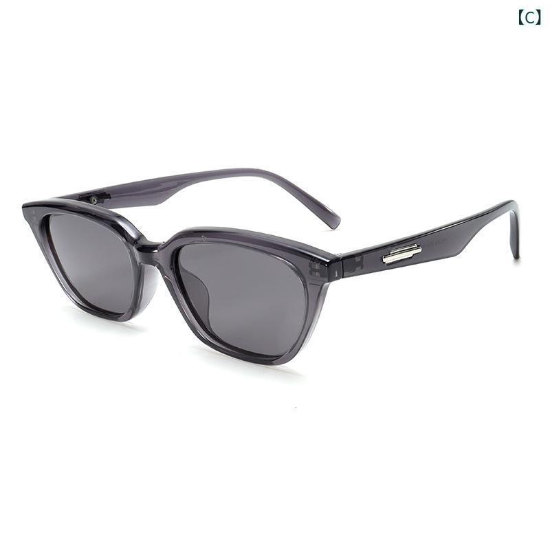 サングラス レディース UVカット 韓国風 インスタ映え 小顔効果 黒 ブラック グレー ブラウン 灰色 茶色 スクエア TR90 紫外線対策 ドライブ 旅行