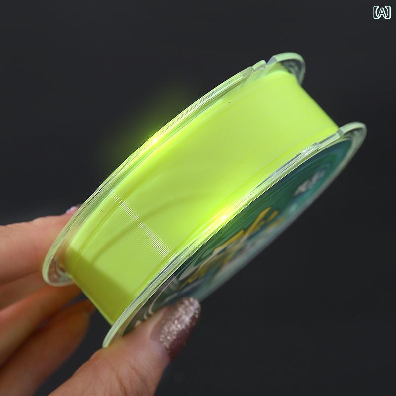 釣り糸 メインライン 磯釣り 150m 半浮水 耐摩耗 ルアー 蛍光イエロー オレンジ ツートン 1号 1.5号 2..