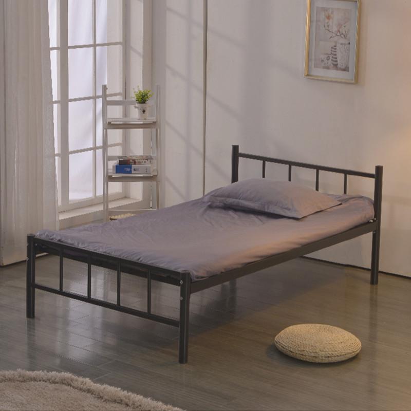 シングルベッド 子供用 大人用 スチールベッド パイプベッド 寮 ゲストベッド 幅90cm 100cm 120cm 150c..