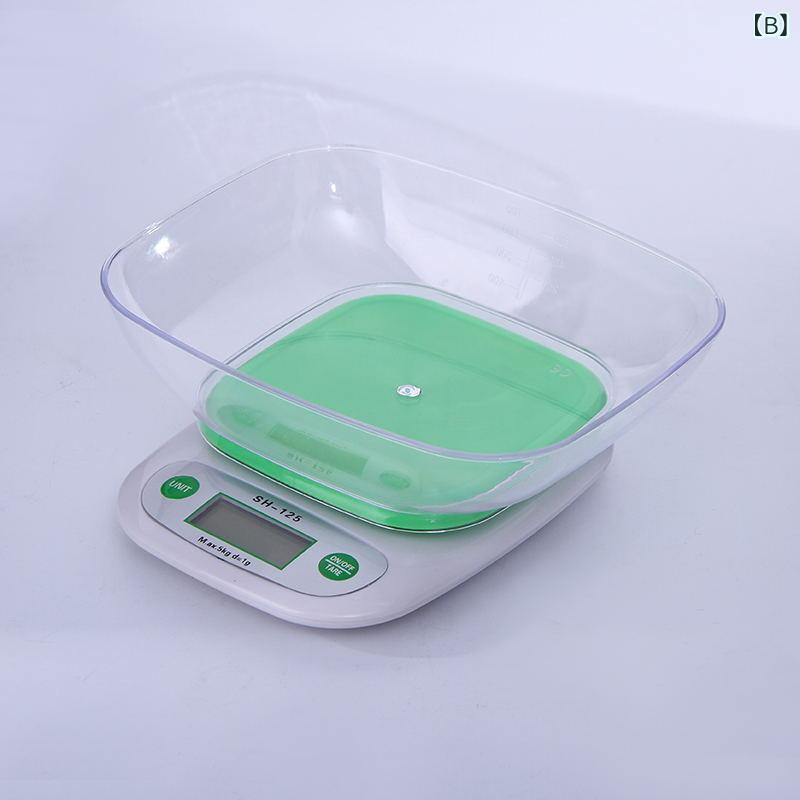キッチンスケール 食品用スケール デジタルスケール 5kg 1g 2kg 0.1g 3kg 0.1g 料理用スケール 電子計..