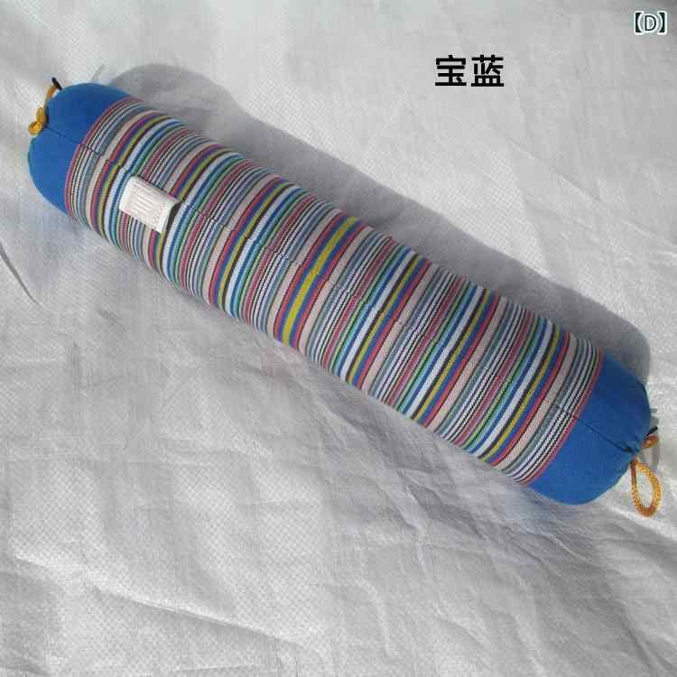 枕 レディース 首枕 蕎麦殻 まくら 花柄 円柱 8cm×40cm 綿 頸椎枕 和風 エスニック アジアン テイスト ..