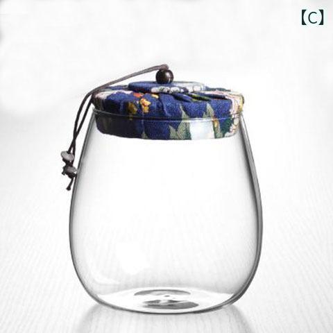 茶筒 ガラス製 密封容器 ストッカー 紅茶 コーヒー 砂糖 菓子入れ 透明 蓋付き 350ml 600ml 1000ml 200..
