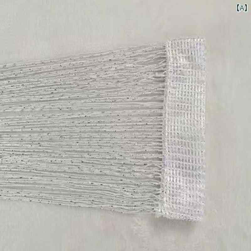 暖簾 のれん 間仕切り カーテン 幾何学模様 フリンジ 紐 Province 白 金色 ピンク系 黒 シルバー グレ..