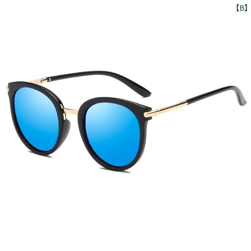 サングラス レディース メンズ ラウンド UV400 偏光レンズ 紫外線対策 小顔効果 黒 ブラック グレー ブルー ピンク系 ドライブ 運転 アウトドア