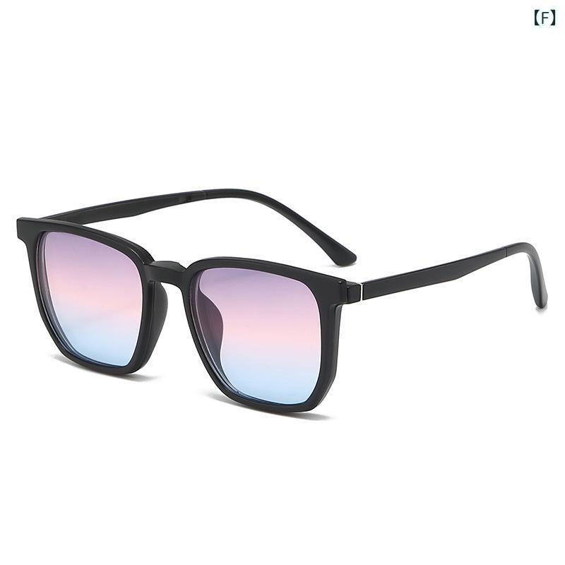 サングラス メンズ レディース 偏光 マグネット クリップオン 近視用メガネフレーム UV400 紫外線カット 運転 ドライブ 釣り アウトドア スポーツ 旅行 黒