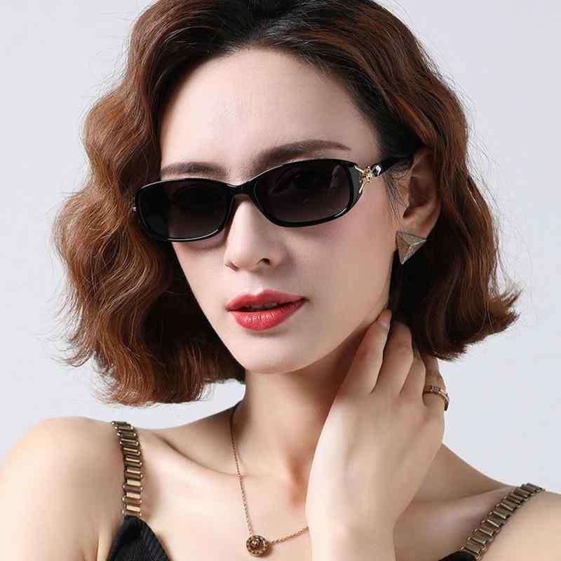 サングラス レディース 偏光レンズ UV400 紫外線カット フォックス型 小顔効果 黒 ブラック グレー 紫 パープル ドライブ 釣り 旅行 アウトドア 百搭 おしゃれ きれいめ 上品