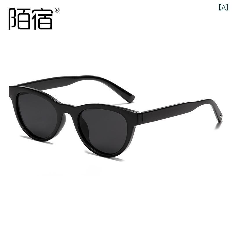 サングラス レディース 小さめ 猫目 偏光レンズ UV400 紫外線カット ファッション 茶色 黒 ブラック グレー ミラーレンズ ドライブ 旅行