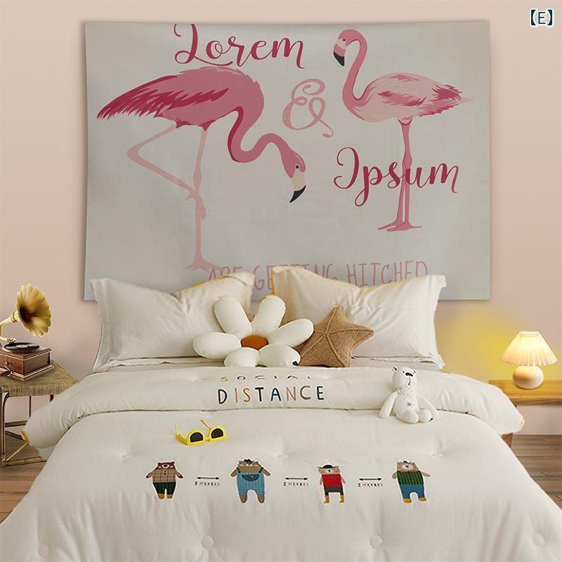 タペストリー 壁掛け レディース 寝室 部屋 飾り付け 背景布 ポリエステル 花柄 植物柄 100 75cm 95 73..