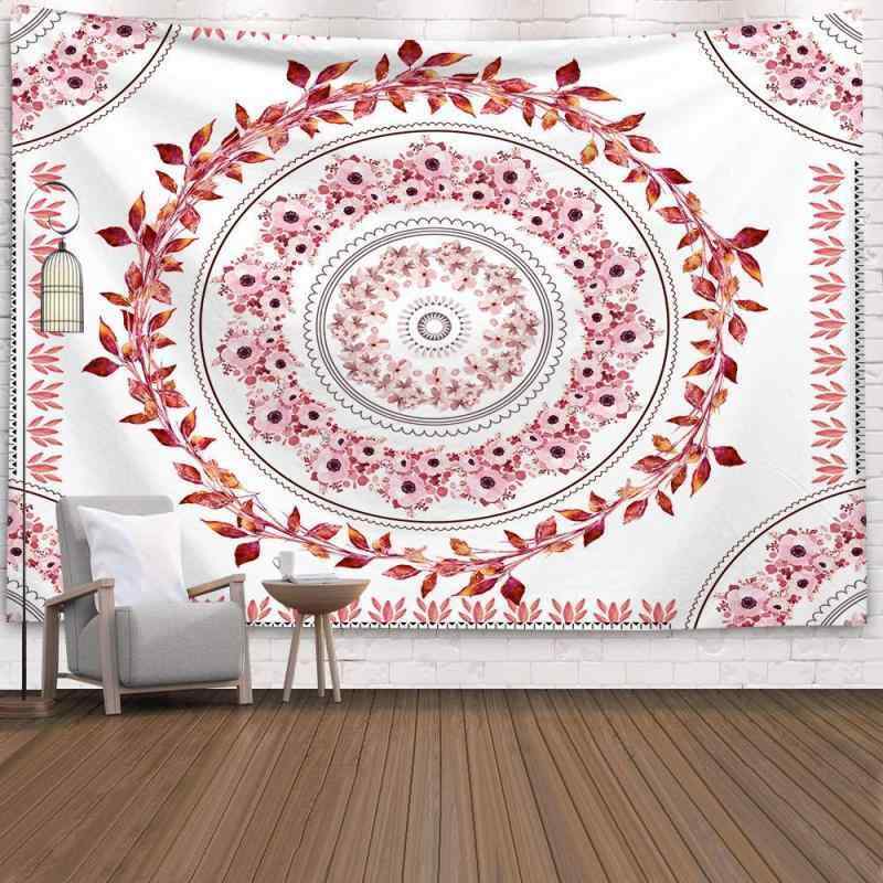タペストリー ボヘミアン柄 ポリエステル製 壁掛け ビーチタオル 幾何学模様 エスニック風 リビング 寝..