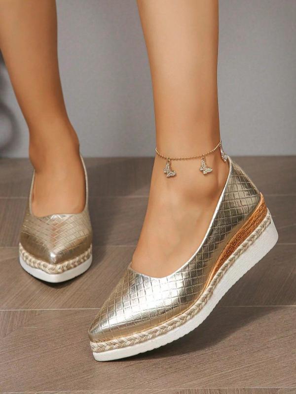 ローファー レディース シューズ スリッポン カジュアル ぺたんこ 3cmヒール 厚底 フラット 痛くない 歩きやすい 履きやすい 春夏 秋冬 金色 黒色 無地 普段使い 外反母趾 人工PU 婦人靴 20代30代40代