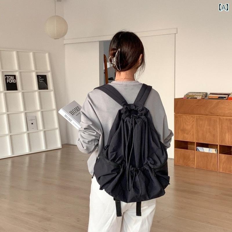 リュック レディース メンズ 原宿風 大容量 学生 鞄 カジュアル ナイロン キャンバス バッグ ビジネス ..