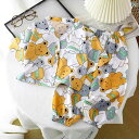 子供用パジャマ 上下セット 綿混紡 再生繊維 夏 ベビー 男の子 女の子 ルームウェア 薄手 かわいい ストライプ チェック アニマル柄 80 90 100 1...