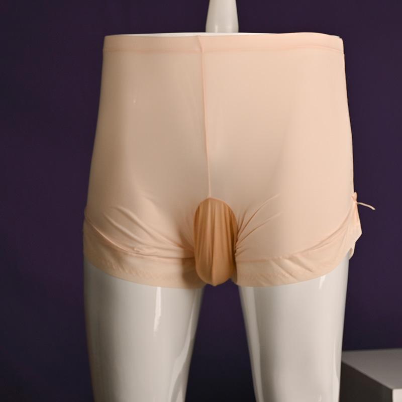 アンダーウェア メンズ 男性用 エアコンパンツ 3分丈 セーフティパンツ 大きいサイズ ゆったり 接触冷..