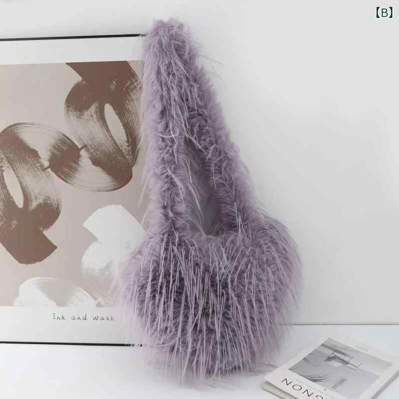 ショルダーバッグ レディース かわいい ファーバッグ 斜めがけ 大容量 秋冬 通勤 水餃子型バッグ ヒョ..