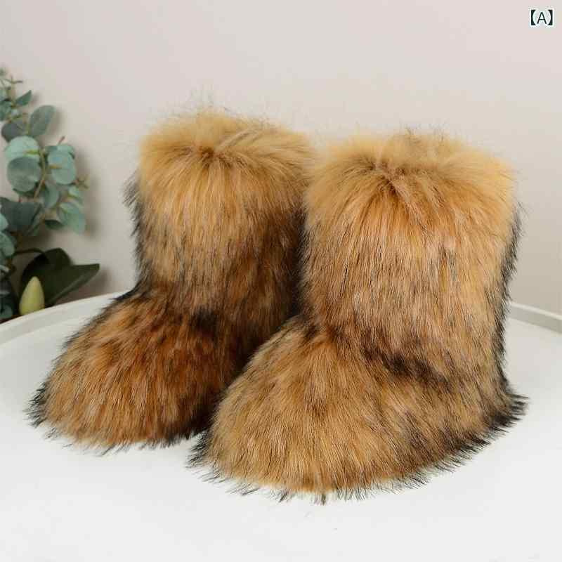 ブーツ レディース ムートンブーツ フラットソール 防寒保温 スノーブーツ 婦人靴 中筒丈 フェイクファー ラウンドトゥ カジュアル 日常 秋冬 ブラック ピンク系 グレー系 ホワイト 36 37 38 39 40 41 42 43 44