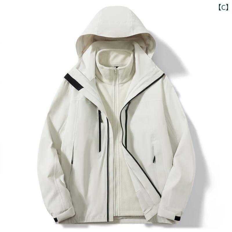 マウンテンパーカー レディース メンズ 防風 撥水 ジャケット 秋冬 登山 スキー 旅行 キャンプ 釣り アウトドアウェア 男女兼用 アイボリー ブラック ピンク ブルー イエロー