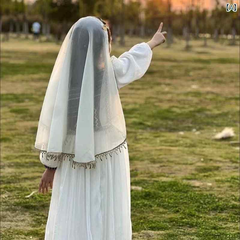 ワンピース 女児 子供 チャイナドレス シルクロード 明珠 プリンセス風 古風 異国情緒 長袖 ドレス チ..