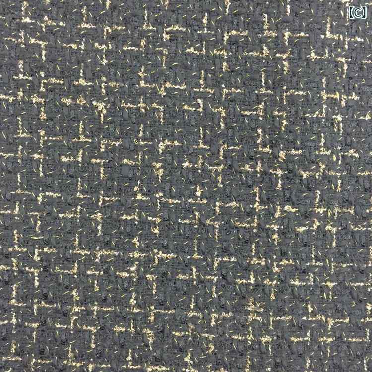 生地 秋冬物 レディース セットアップ バッグ スーツ 粗紡 ツイード ジャケット スカート コート ワンピース 鞄 服飾雑貨 無地 ポリエステル 全ポリエステル 深青色 空色 黒色 白色 桃色