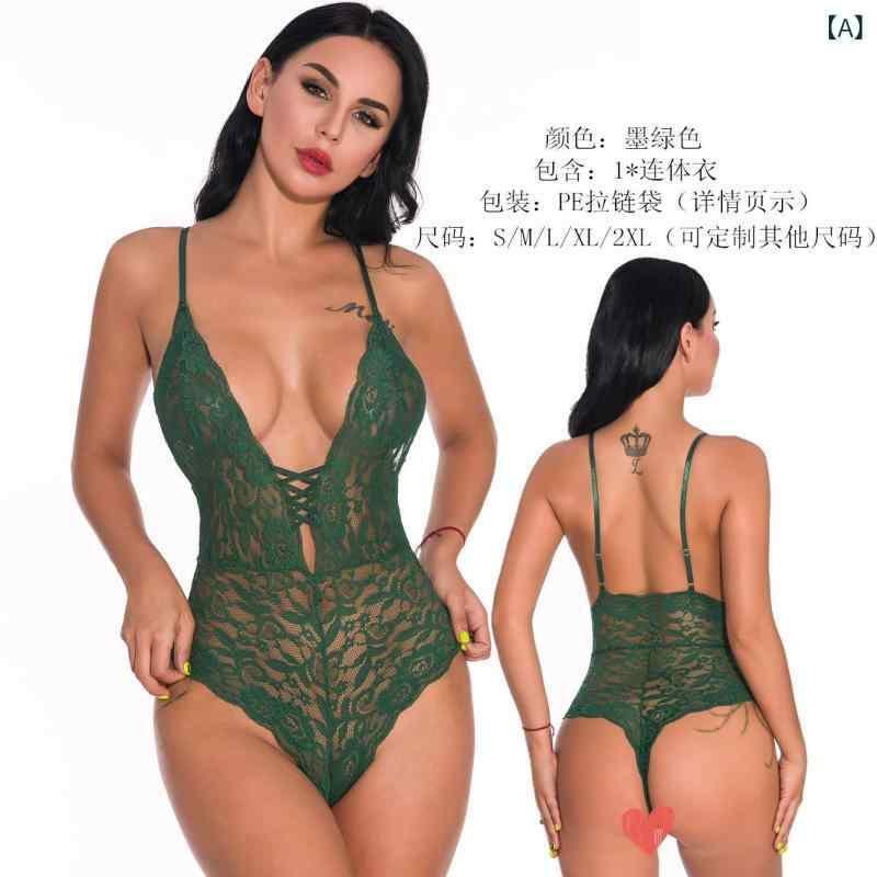 ワンピース レディース かわいい 薄手 レース セクシー ランジェリー Vネック スリップドレス ショート..